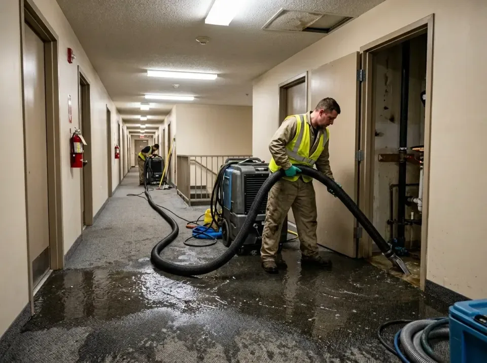 multi-unit-apartment-hallway-f-005 — frequently asked questions, Emergency Burst Pipe Water Extraction & Removal in Hanford,…